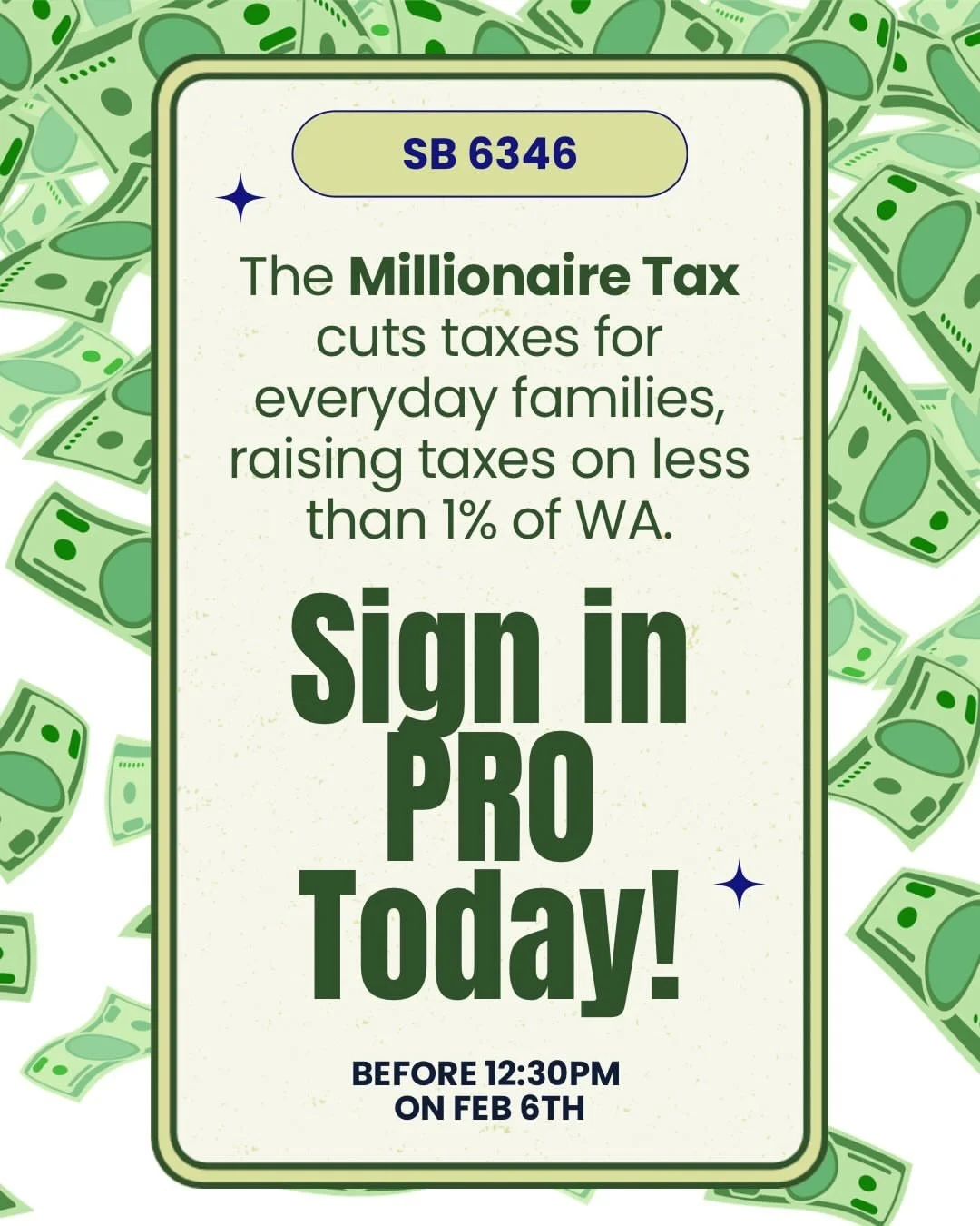 Repost from @wa.communityactionnetwork
&bull;
🚨 LEG ACTION ALERT! - Links in bio🚨
We have two bills going to committee and we need you to sign in PRO ASAP &mdash; at least 1 hour before their hearings!

✨ SB 6346 / HB 2724 &mdash; Millionaires Tax 