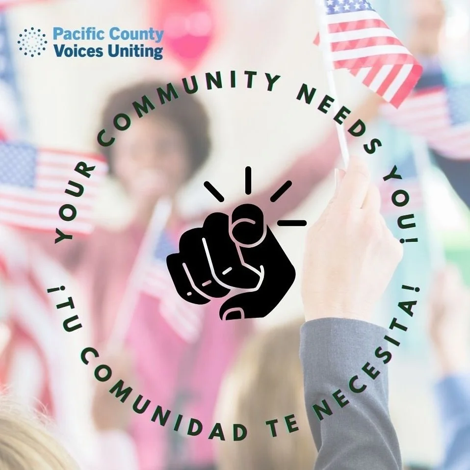 Your community needs you.

Filing Week is two weeks away, May 4 through 8. This is when people across Pacific County step forward to run for local office.
Representation is not abstract. It is shaped by who shows up and who puts their name forward.

