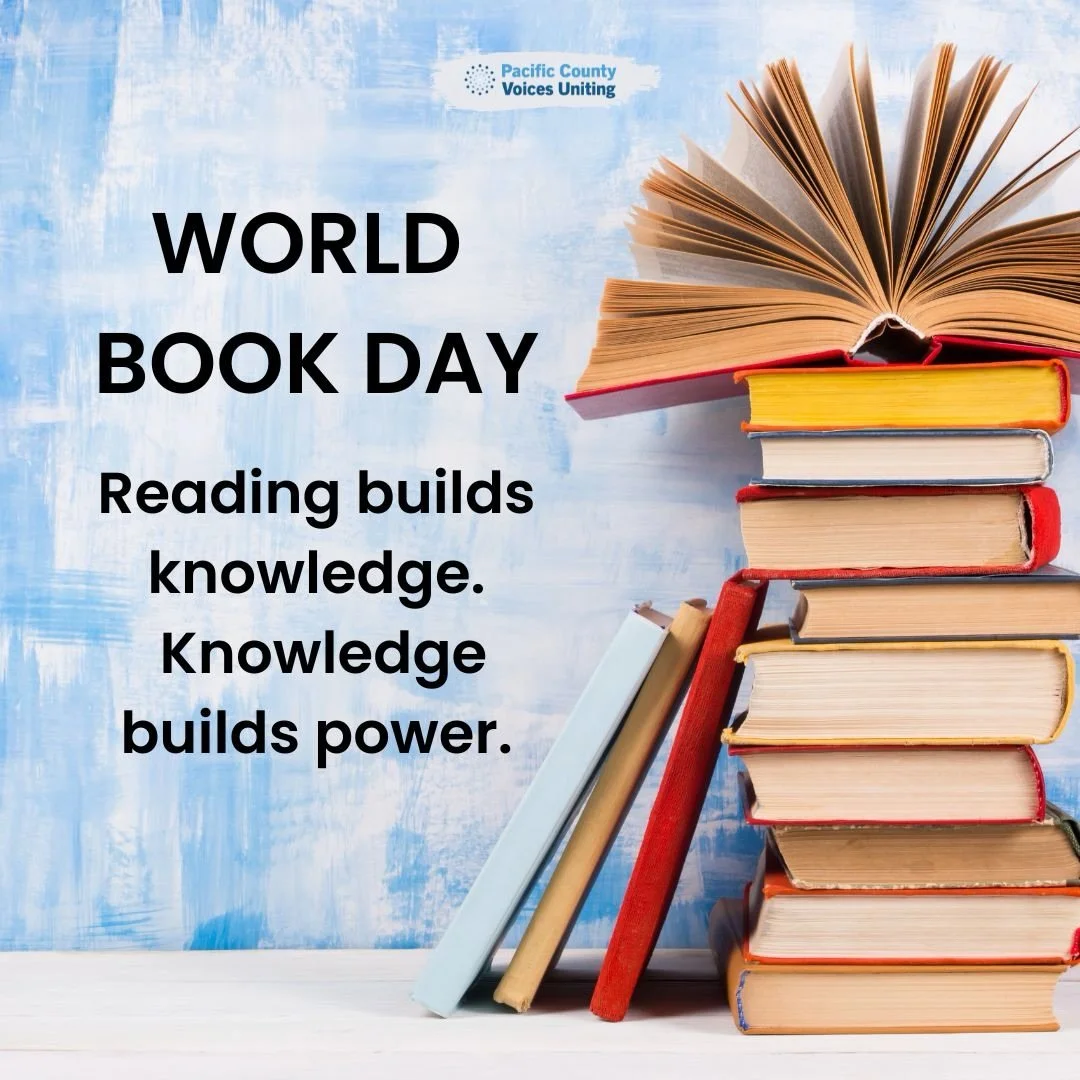 Today is World Book Day.
Access to information, stories, and learning shapes who gets to participate&mdash;and who is heard. An informed community is a stronger community.

#WorldBookDay #D&iacute;aMundialDelLibro #ReadingMatters #CivicEngagement #Kn