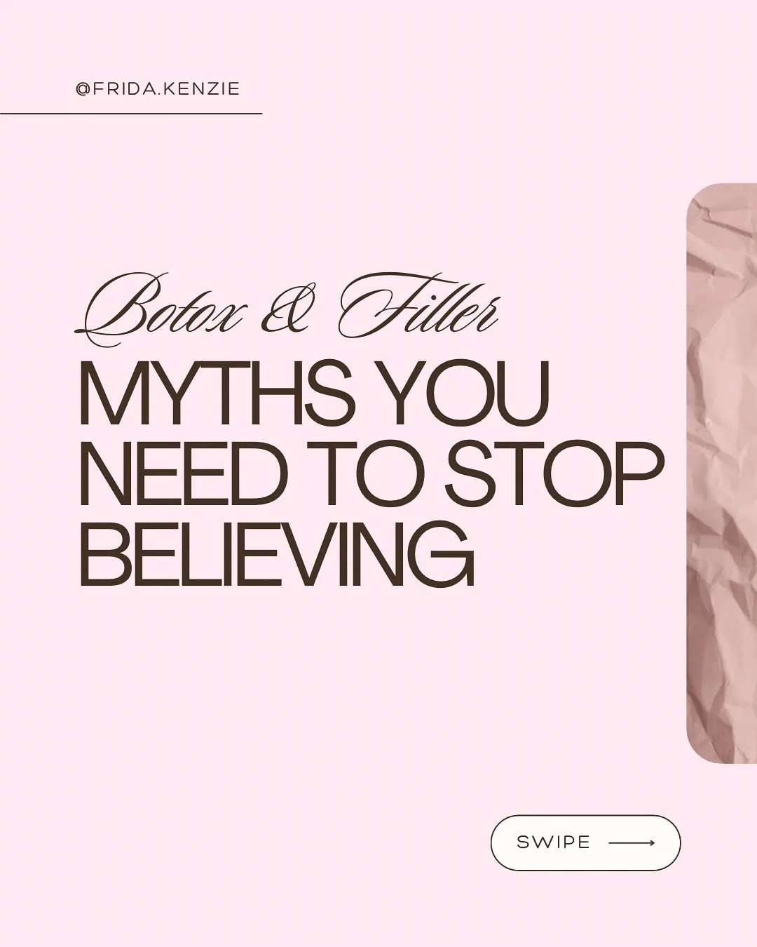 Heard some spooky things about botox or filler? Let&rsquo;s set the record straight - swipe for the facts.

More questions? DM me, I got you. @frida.kenzie
.
.
.
#botoxfacts #fillertruths #naturalresults #botoxmyths #lipfiller #aestheticnurse #cosmet