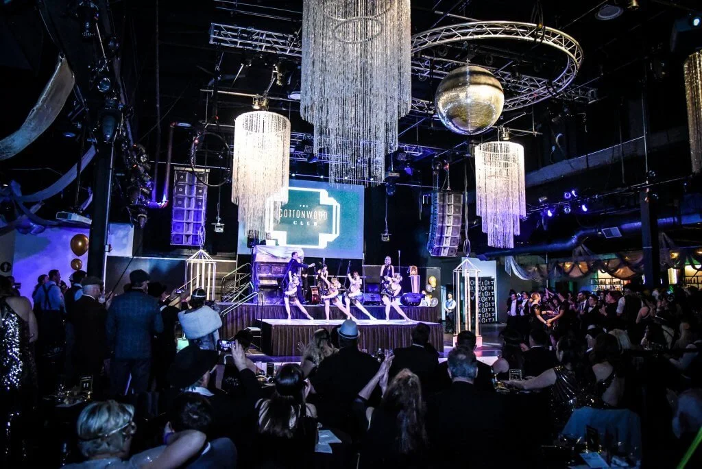 Low light event photography at a Denver corporate client appreciation event in Denver event center