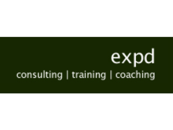  Company logo expd: consulting, training, coaching 