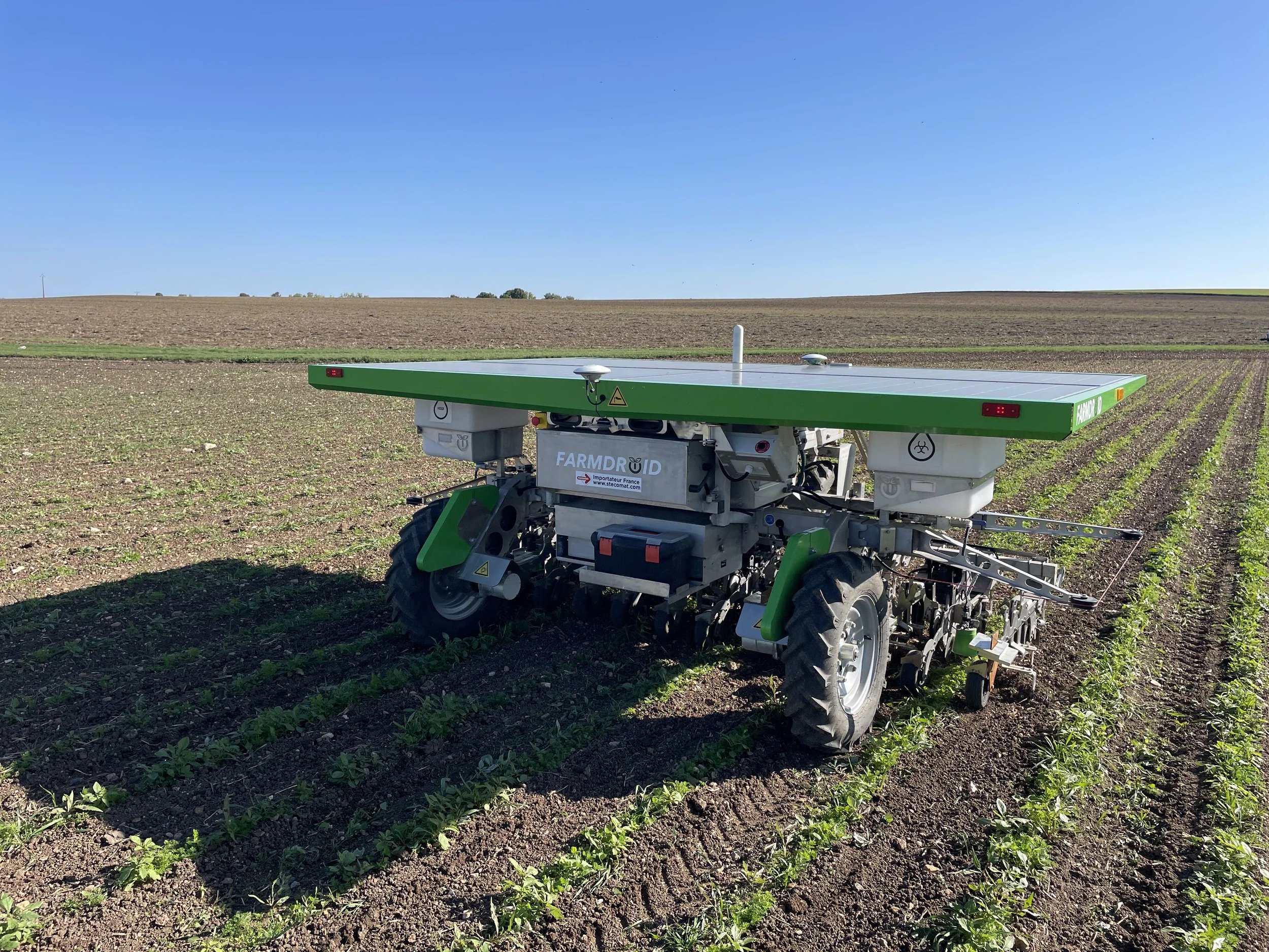 agtech distribution network farmdroid in fiel