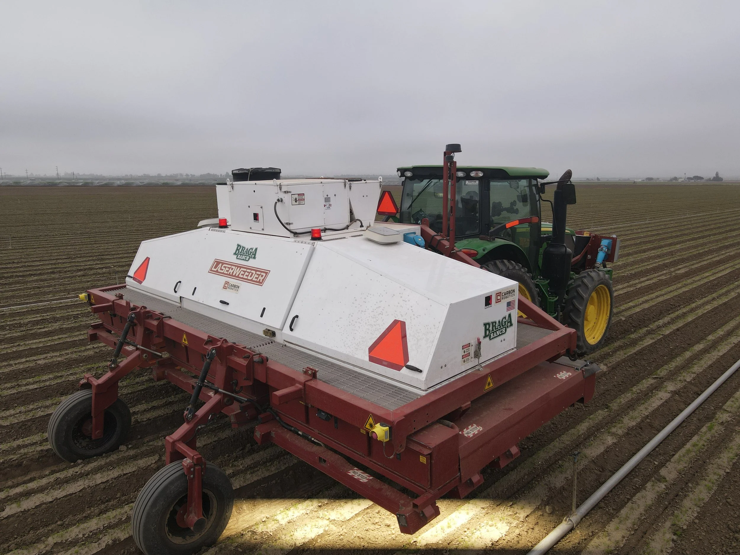 Carbon Laser weeder, California