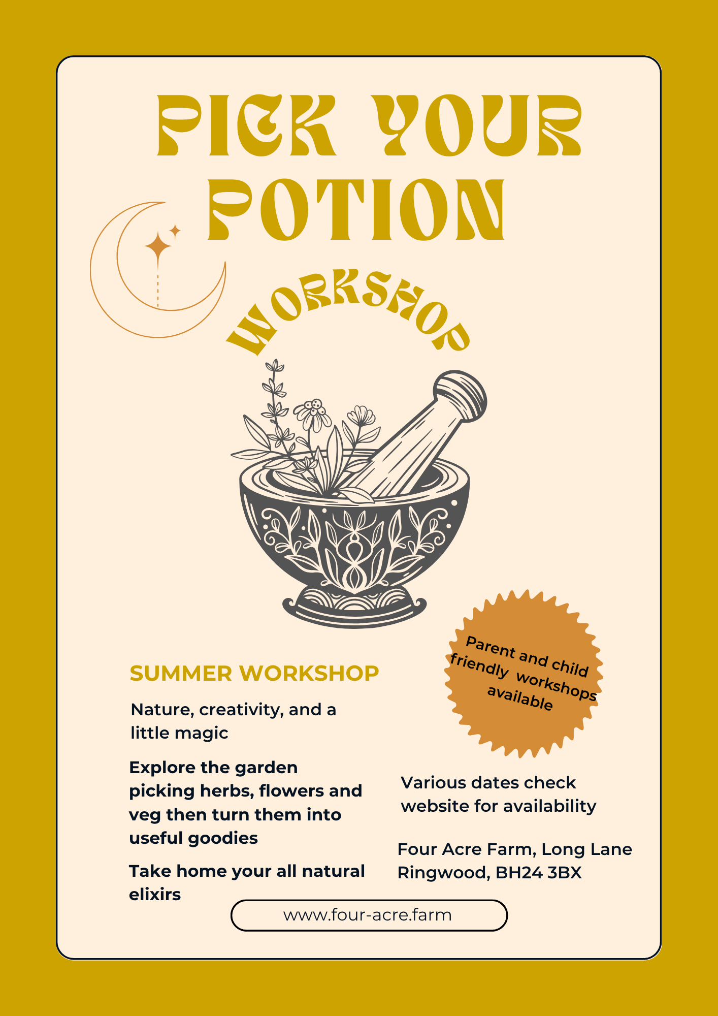 Pick Your Potion 14th August