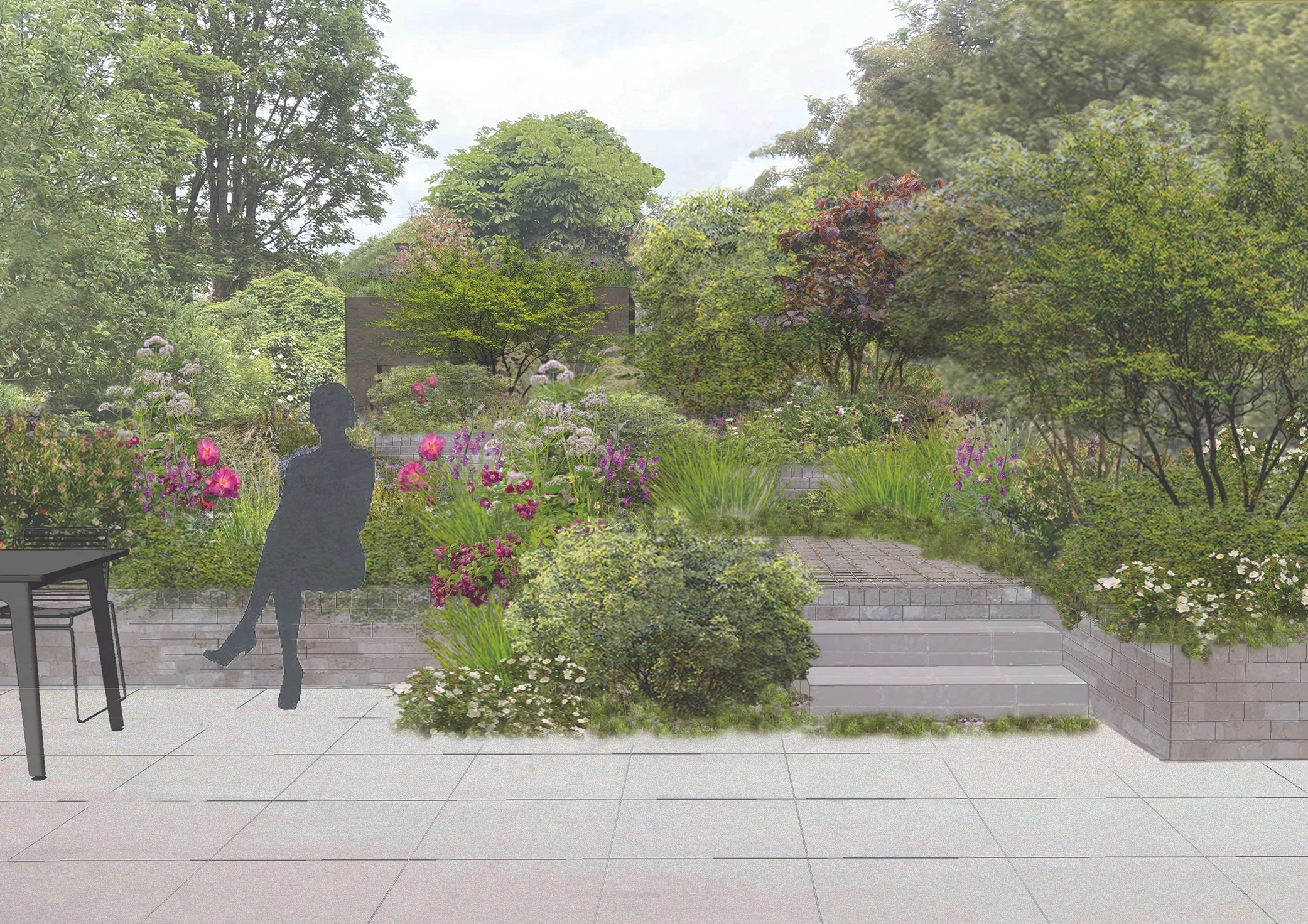 Romatic City Garden