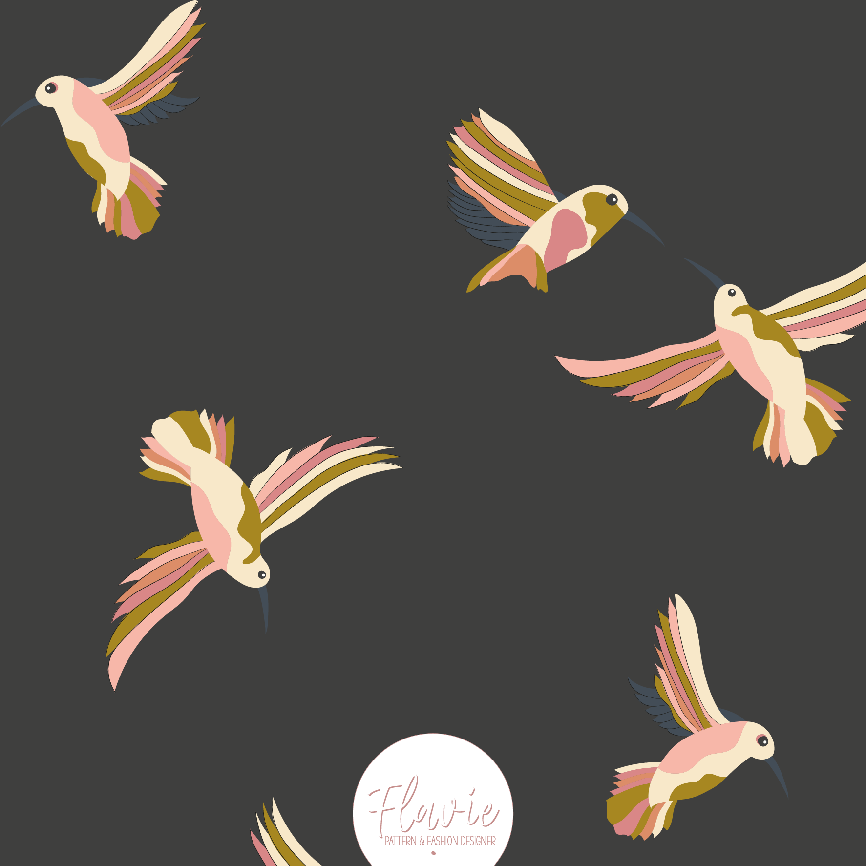 BEAUTIFUL BIRDS  BY FLAVIE - AH25_35
