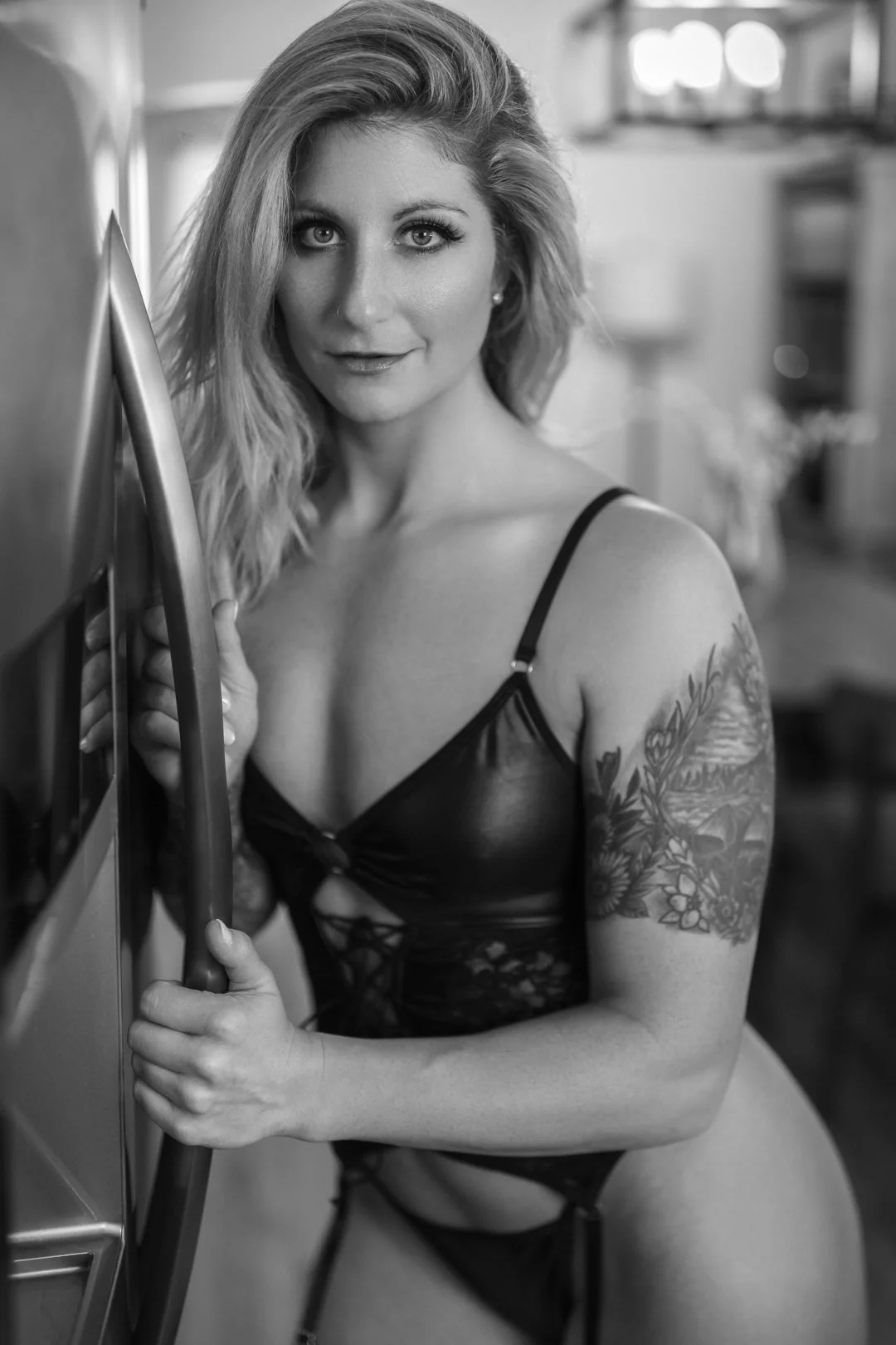 Boudoir session in Albany NY with natural light