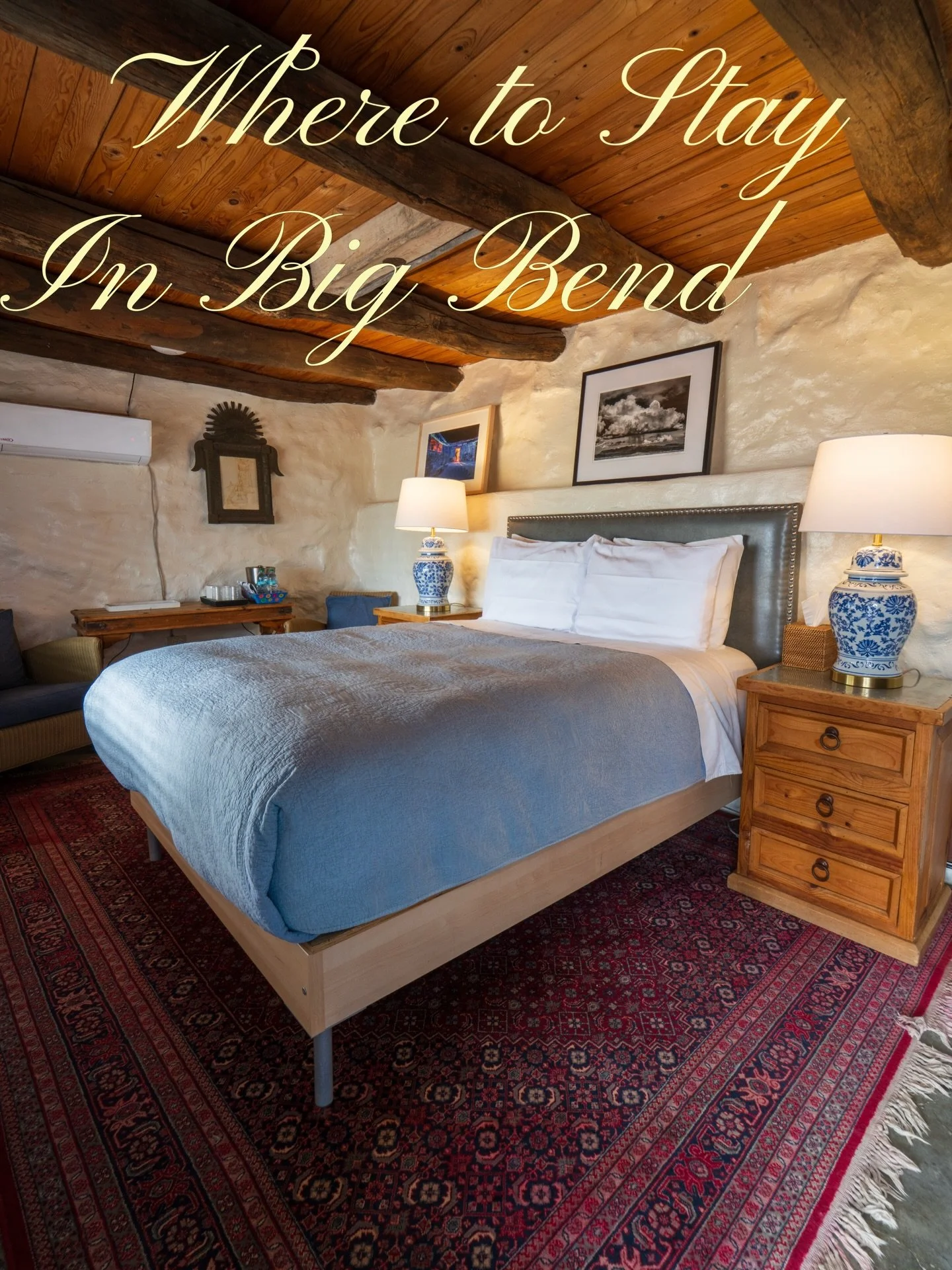 &ldquo;Where should I stay in Big Bend?&rdquo; I get this question all the time - @la.posada.milagro.hotel should be your next stay! Gorgeous interiors 🛋️, stunning views of the Chisos⛰️, and conveniently located in the Historic Ghost Town👻, I abso