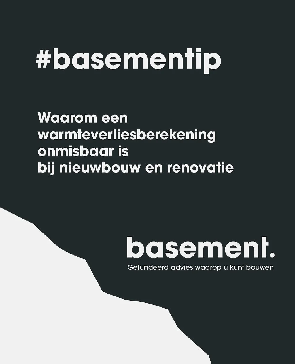 #basementip
Met een warmteverliesberekening voorkom je dat je verwarmingssysteem verkeerd wordt gedimensioneerd.
👉 Te groot (duur & inefficiënt)
👉 Te klein (comfortverlies & hoge kosten)
Bovendien levert het je ook nog een voordeel op
