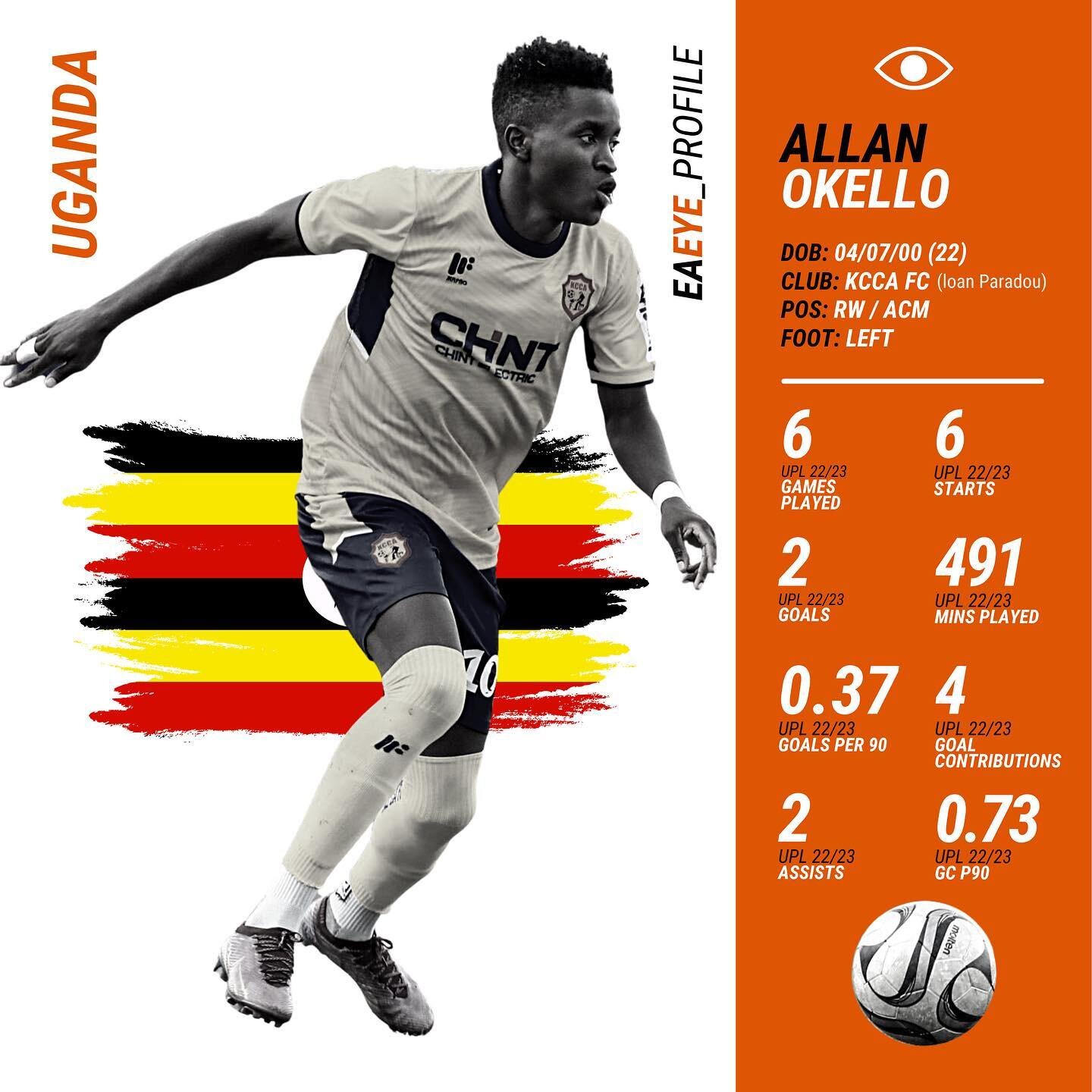 In our latest East African Eye profile our Ugandan scouting team report on a player who has likely been on the radar of a number of foreign scouts for several years now; Uganda&rsquo;s gifted forward @allanokello8 (22).
