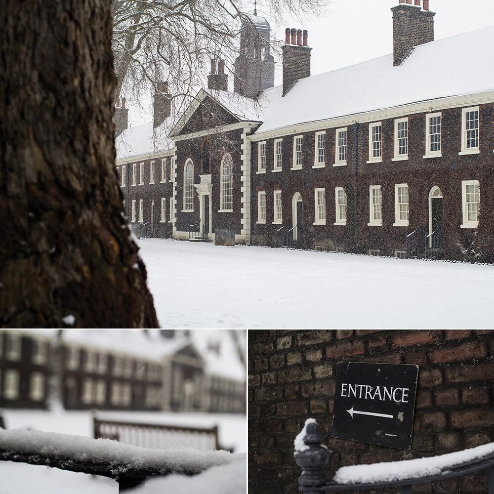 Columbia Road in Snow