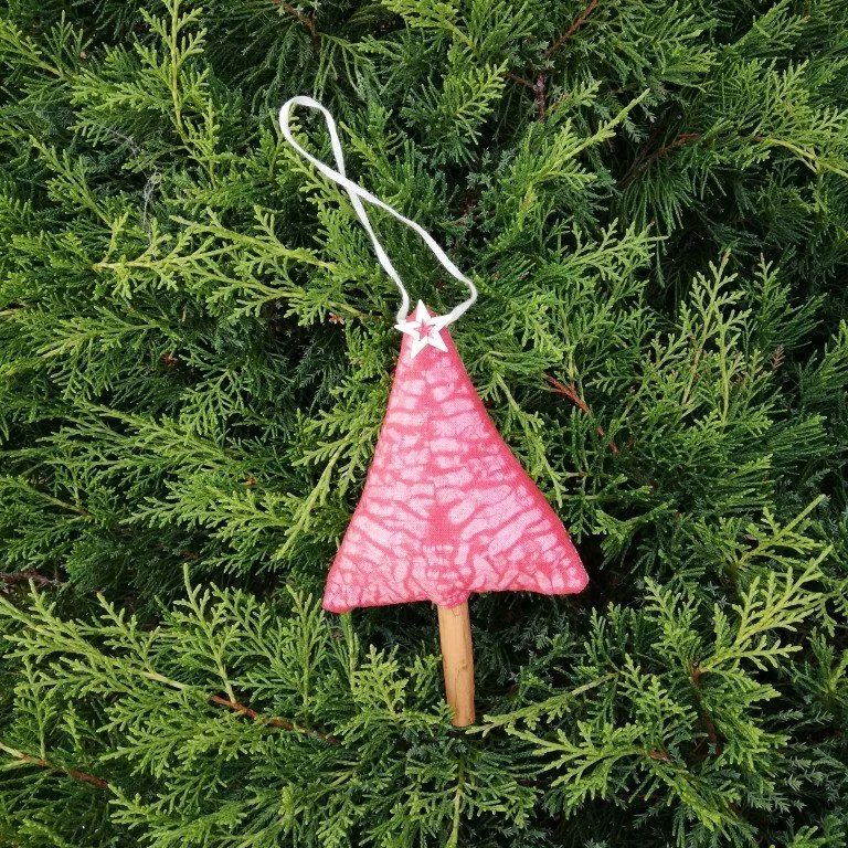 Make a Shibori Christmas Tree