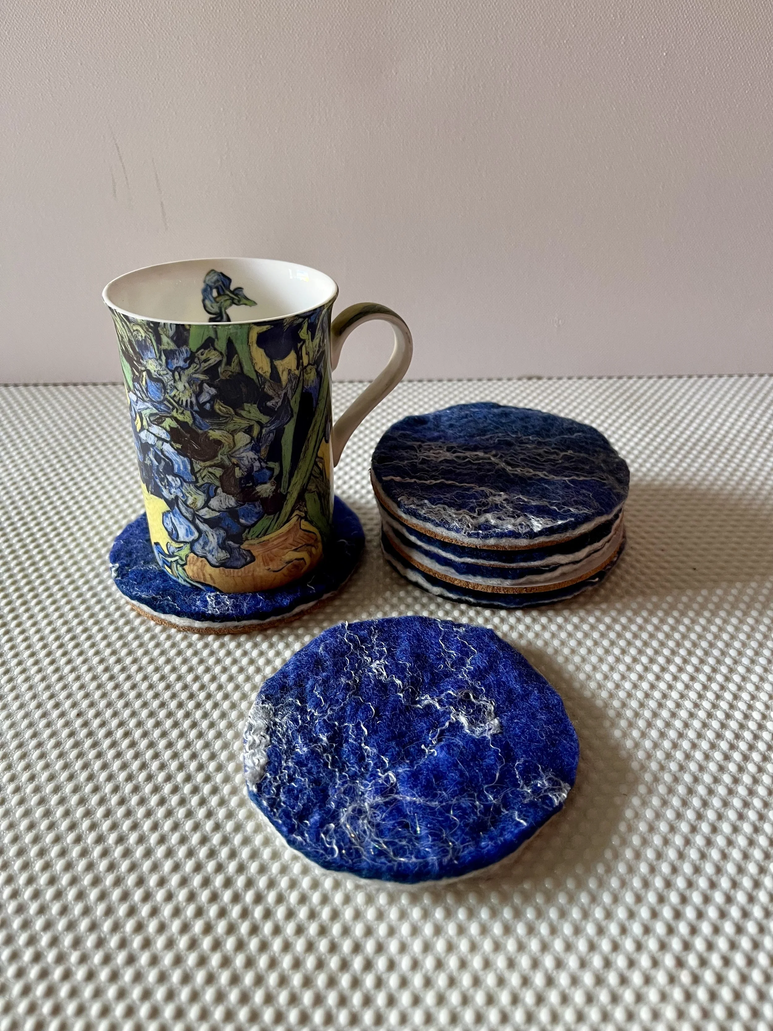Nuno Felted Coasters 