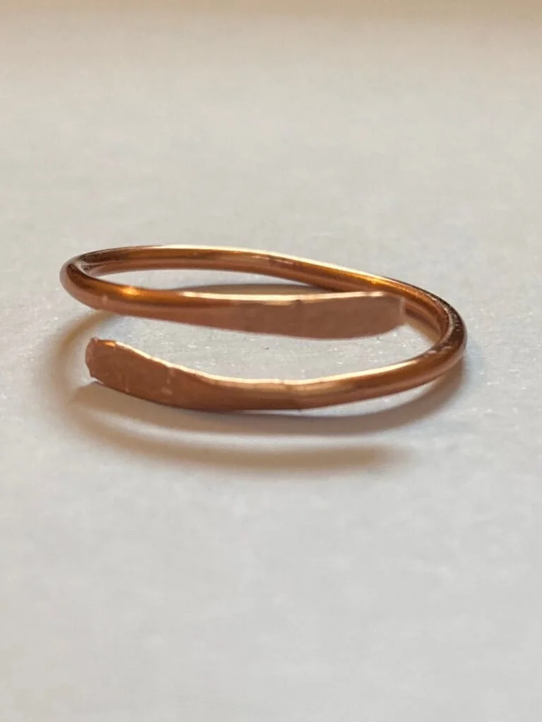 Beaten Saxon Bypass Ring