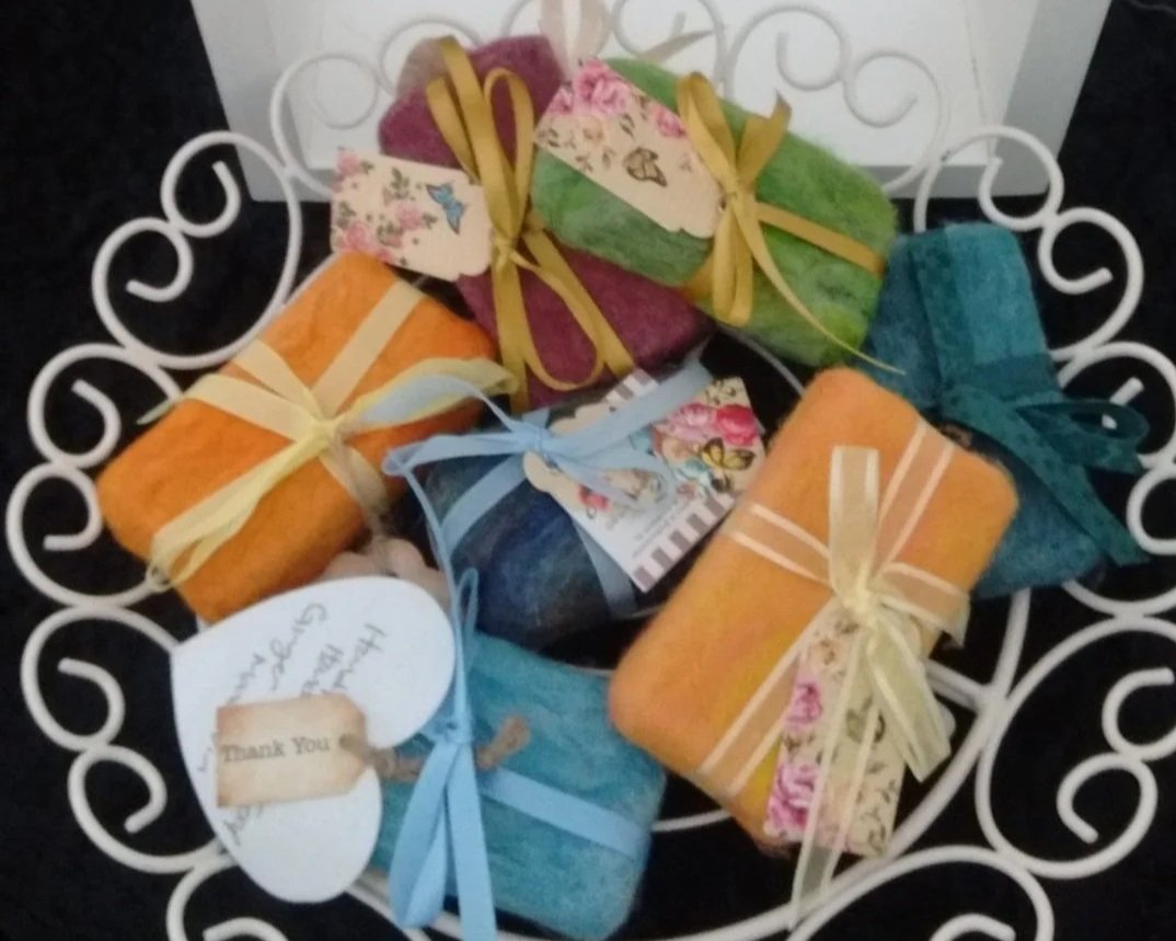 Image from the Felted Soap workshop page