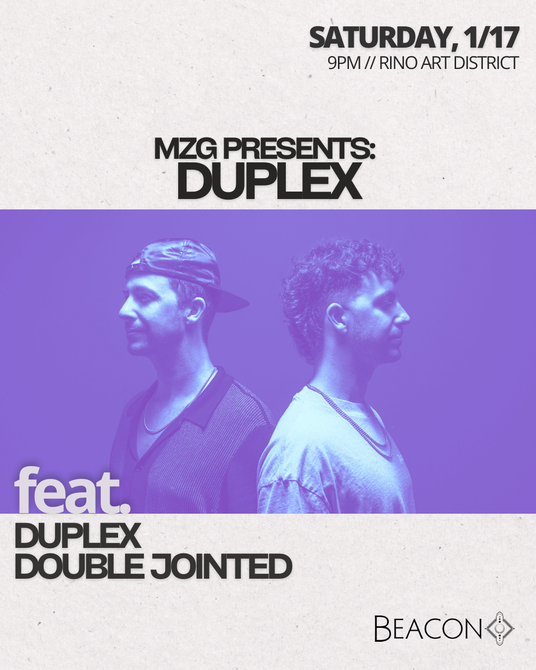 MZG Presents: Duplex