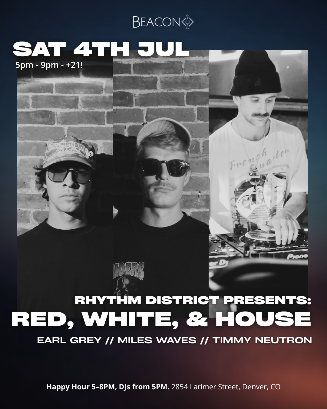 Rhythm District Presents: Red, White, and House