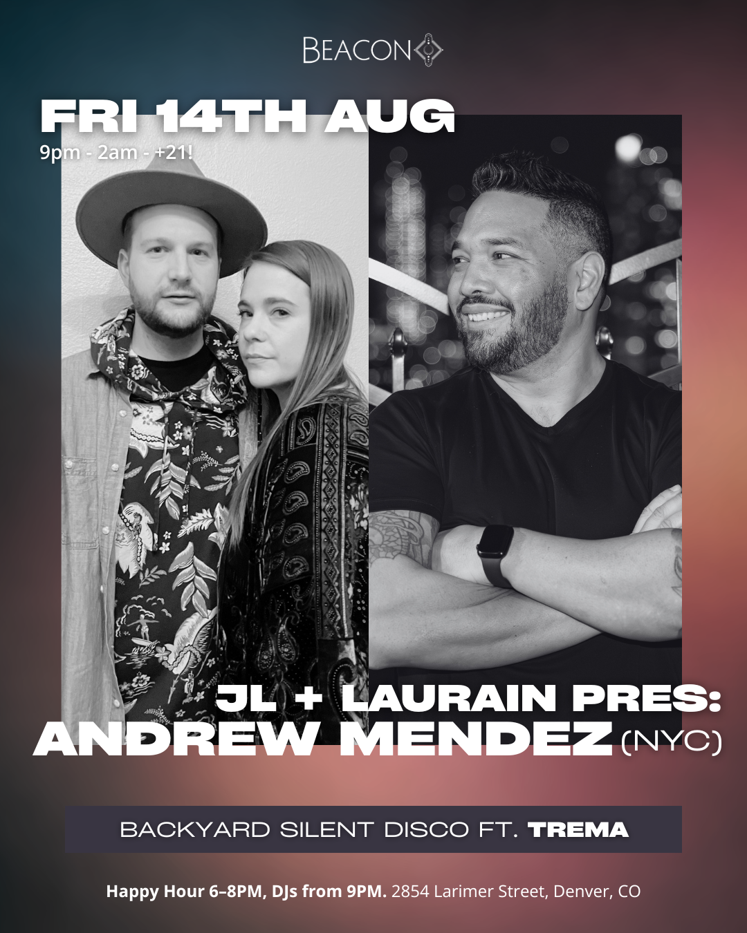 JL + Laurain Pres: Andrew Mendez (NYC)