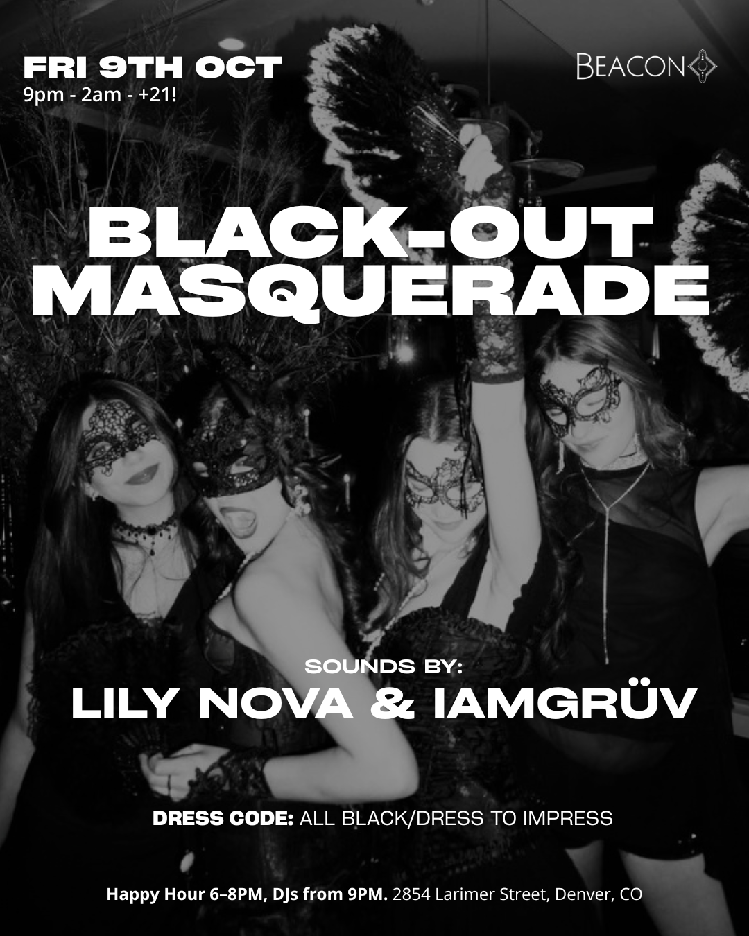 black-out masquerade