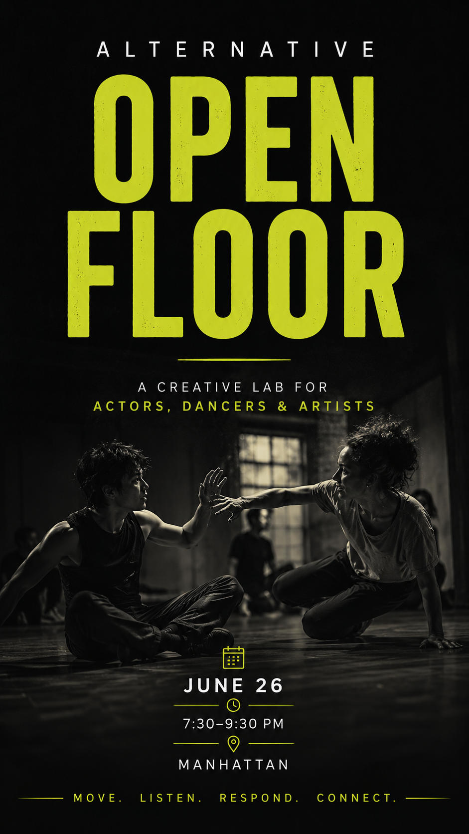 Alternative Open Floor – Monthly Lab