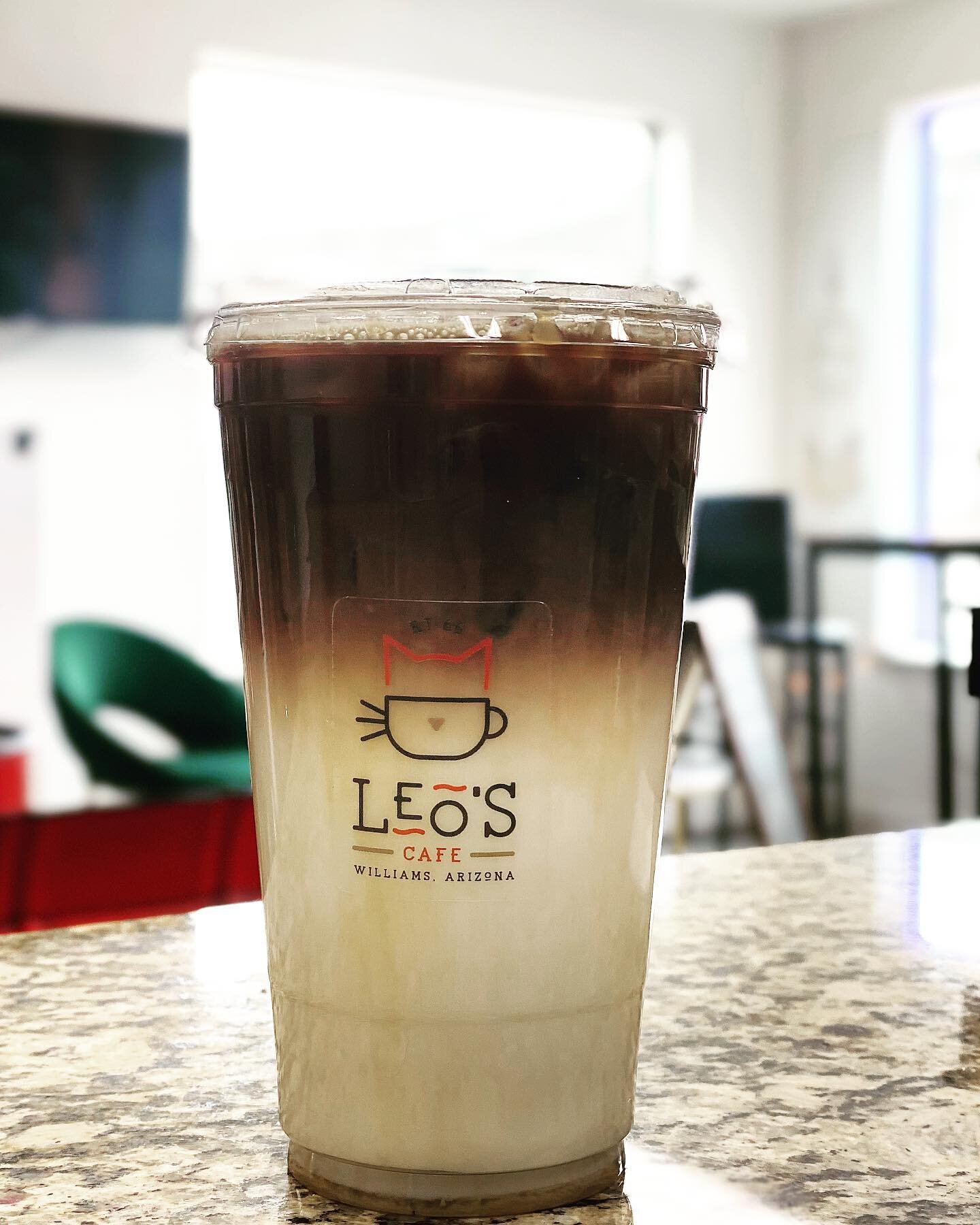 If you could create any drink with any flavor, what would YOU create? 🤔
.
.
#leoscafe #leoscafeaz #williams #williamsaz #route66 #grandcanyon #coffee #barista #tea #cafe