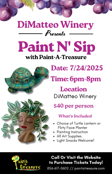 Paint & Sip at DiMatteo Vineyards