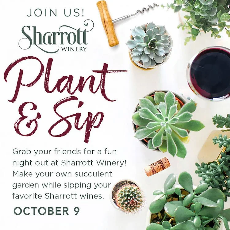 Plant & Sip at Sharrott Winery