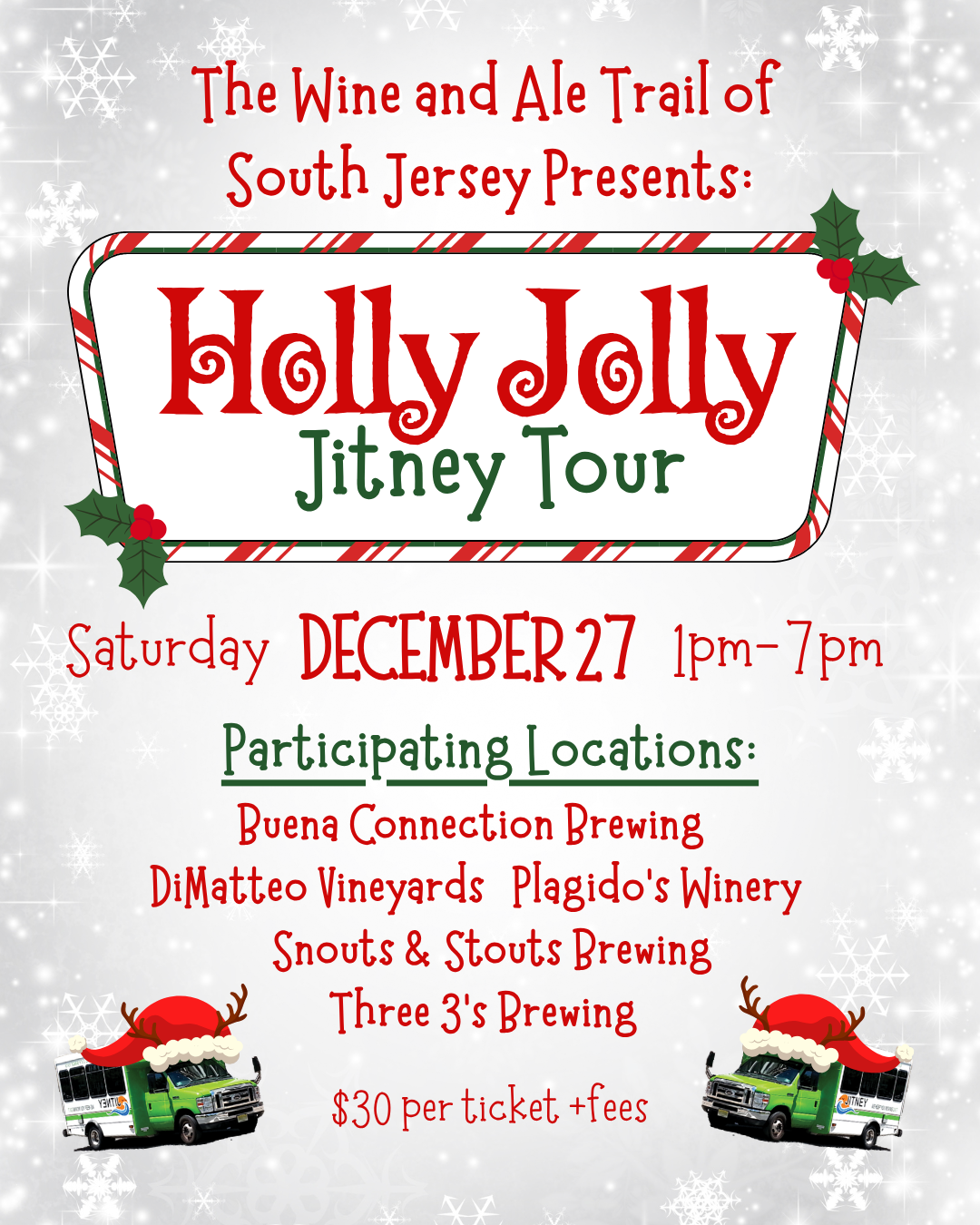 Holly Jolly Jitney Tour