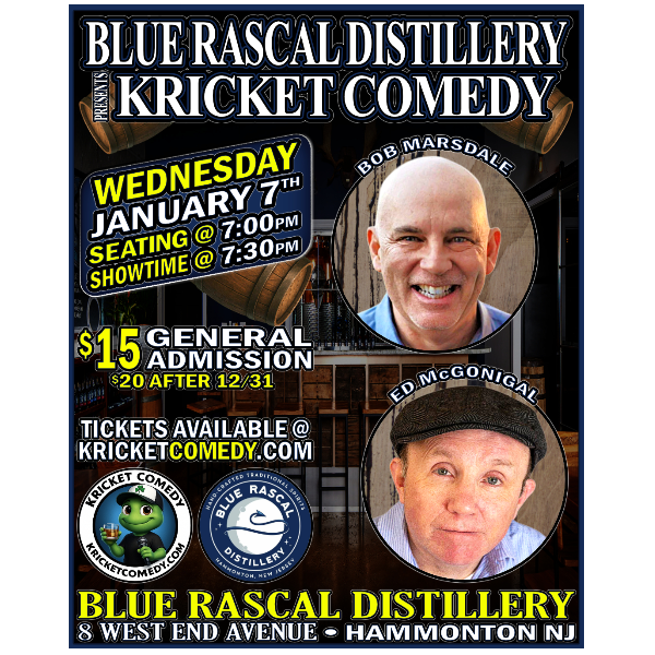 Kricket Comedy Show at Blue Rascal Distillery