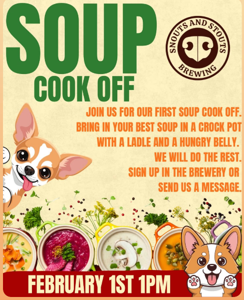Soup Cook Off at Snouts &amp; Stouts Brewing 