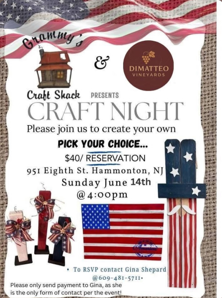 Craft Night at DiMatteo Vineyards