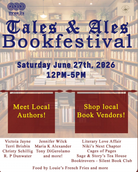 Tales & Ales Bookfest at Three 3's Brewing