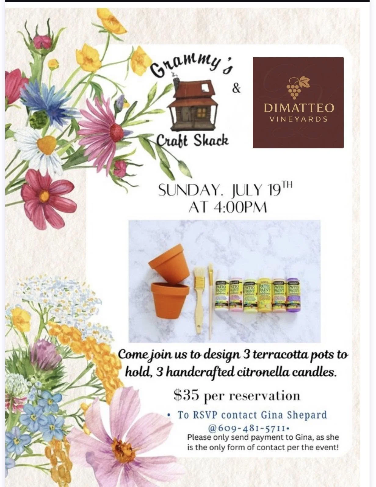 Grammy's Craft Shack at DiMatteo Vineyards