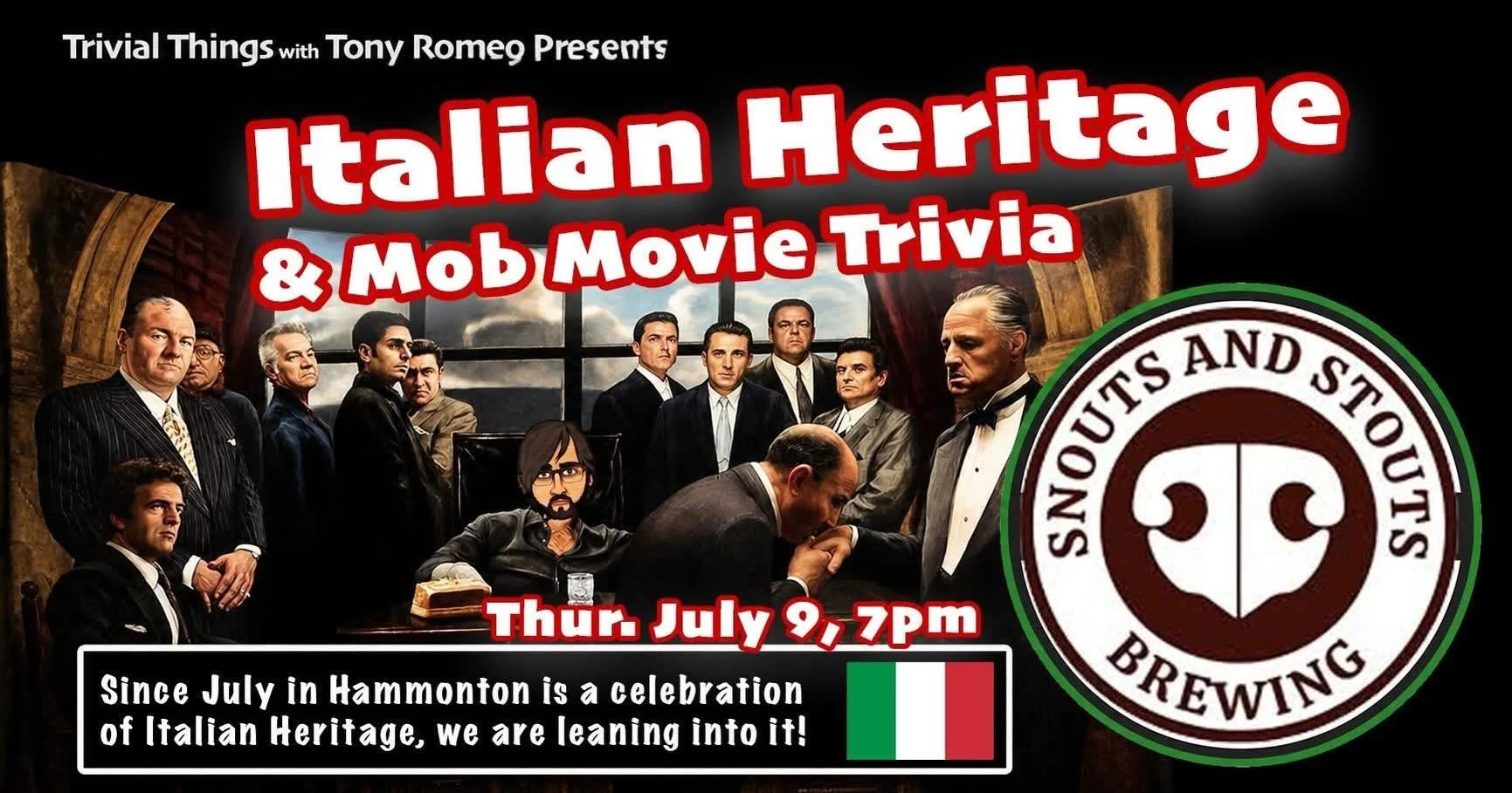 Trivial Things with Tony Romeo at Snouts & Stouts