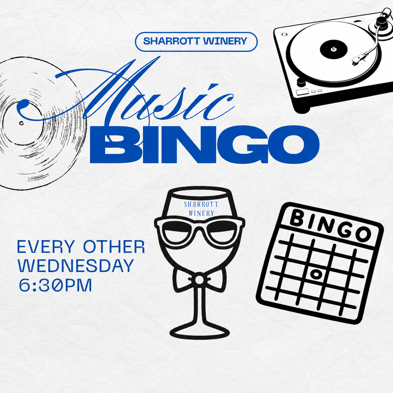 Music Bingo at Sharrott Winery 