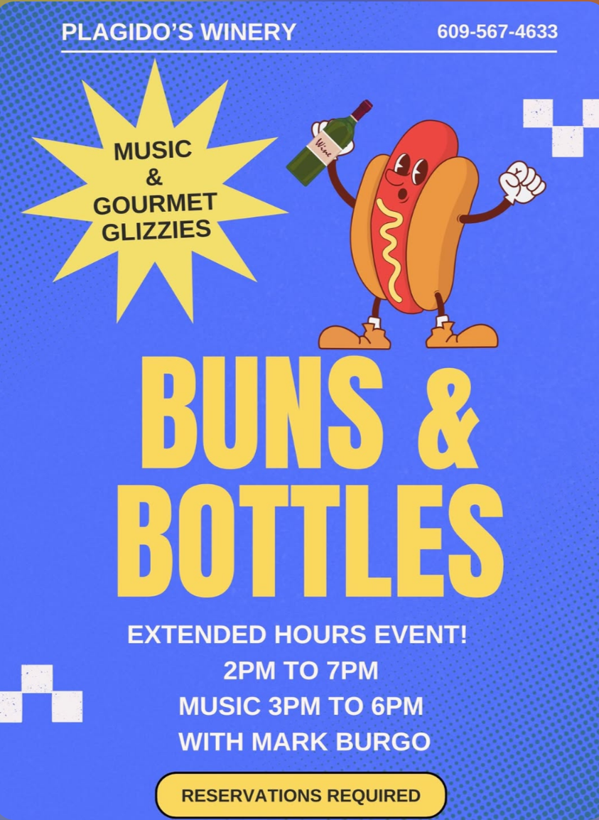 Buns &amp; Bottles at Plagido’s Winery