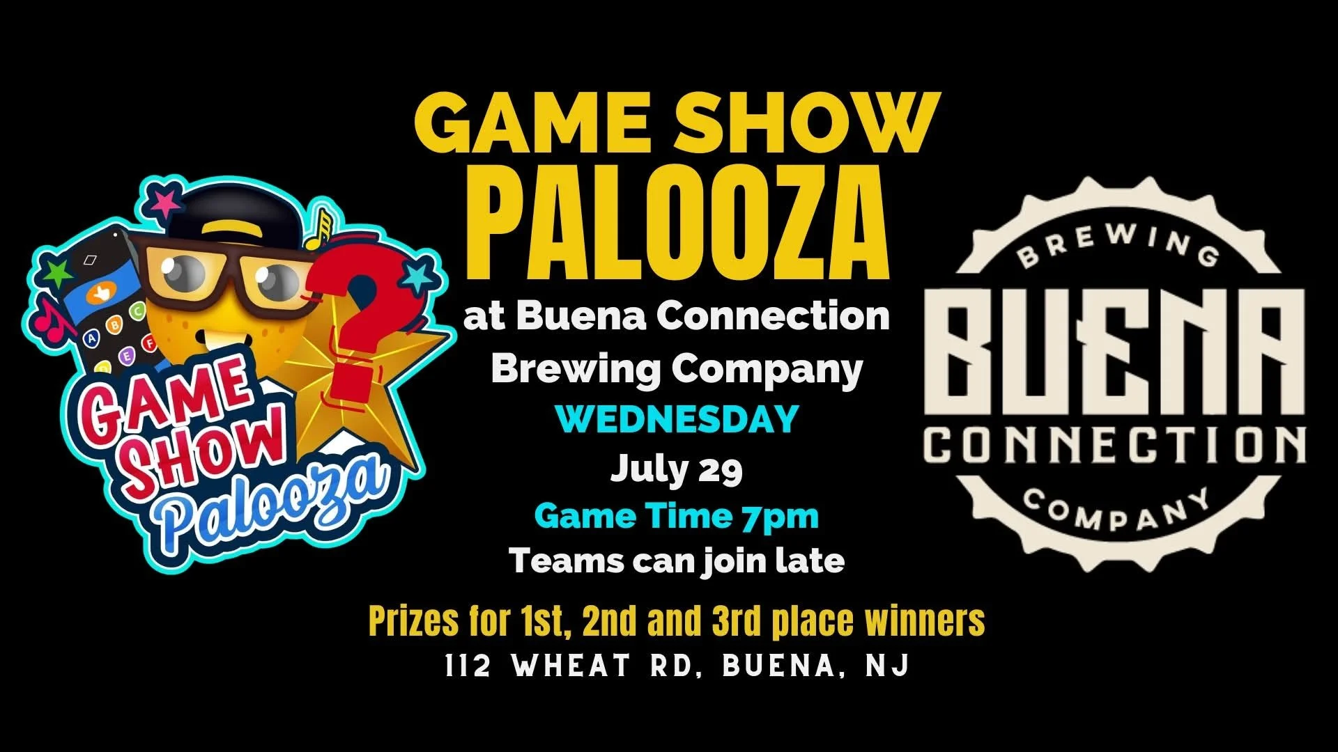 Game Show Palooza at Buena Connection Brewing
