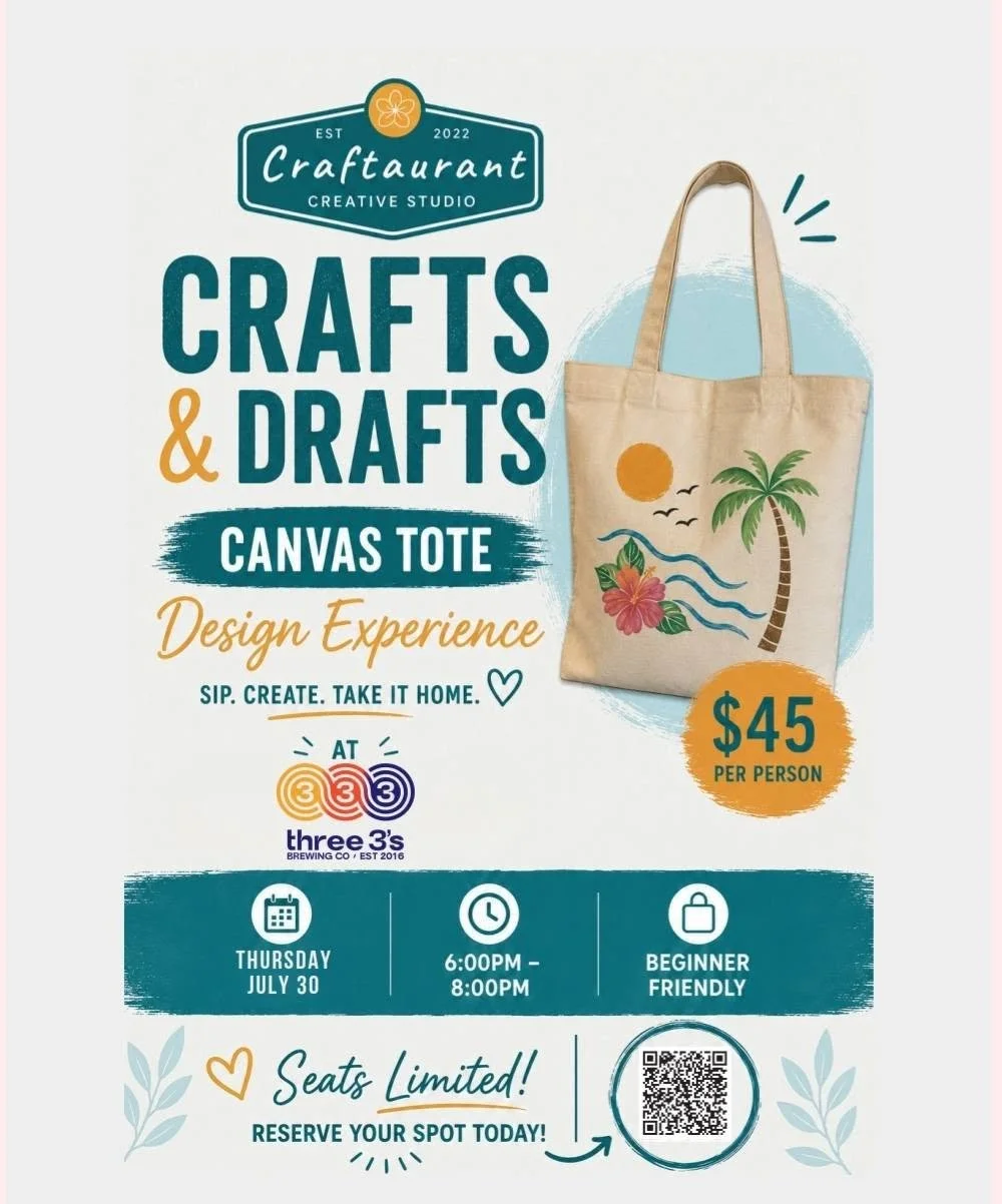 Crafts & Drafts at Three 3's Brewing