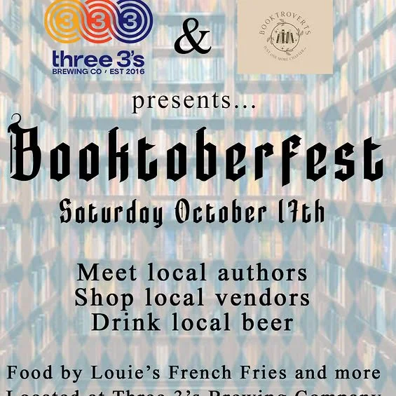 Booktoberfest at Three 3's Brewing