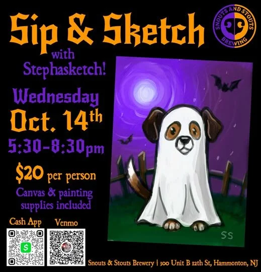 Sip & Sketch at Snouts & Stouts Brewing