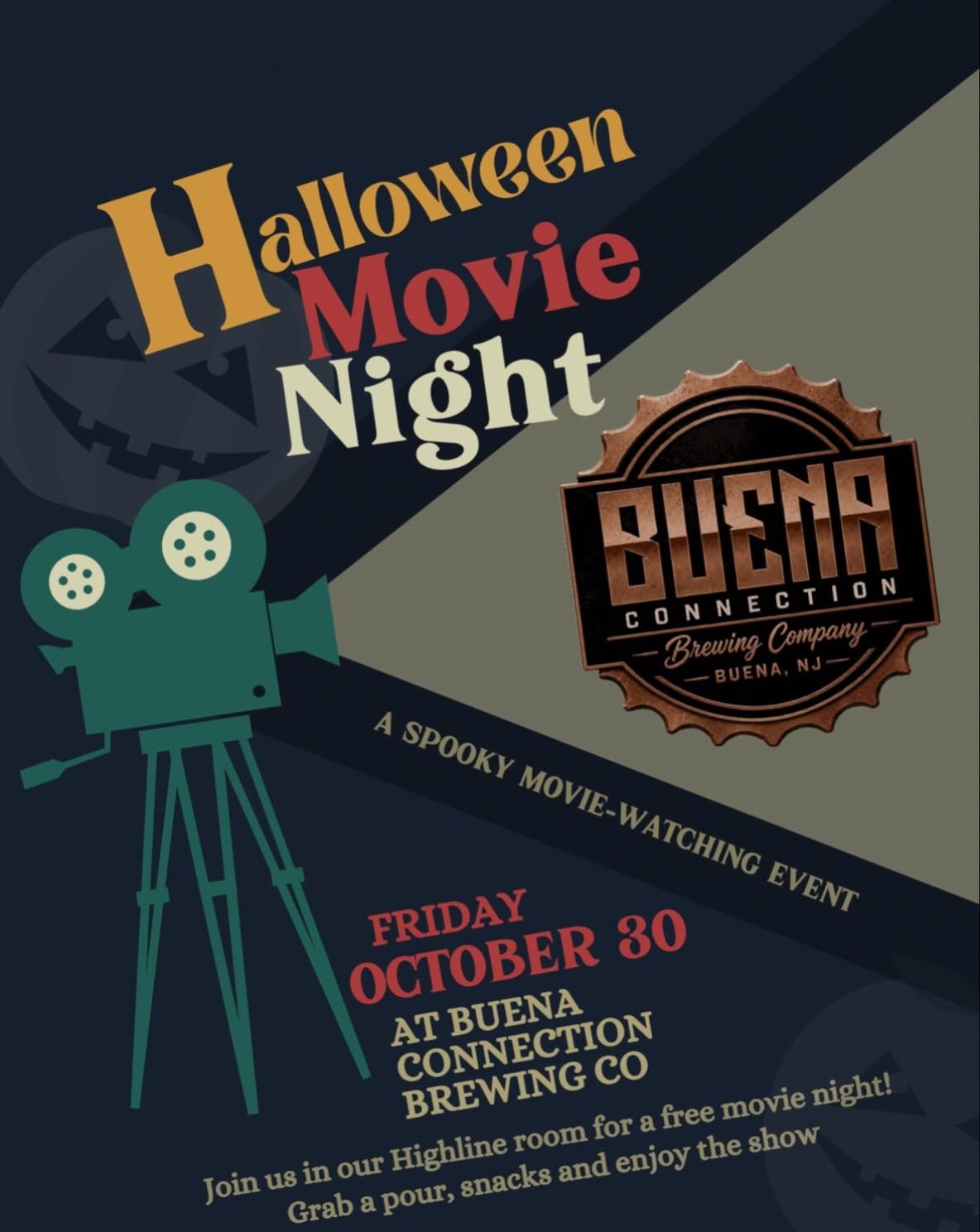 Halloween Movie Night at Buena Connection