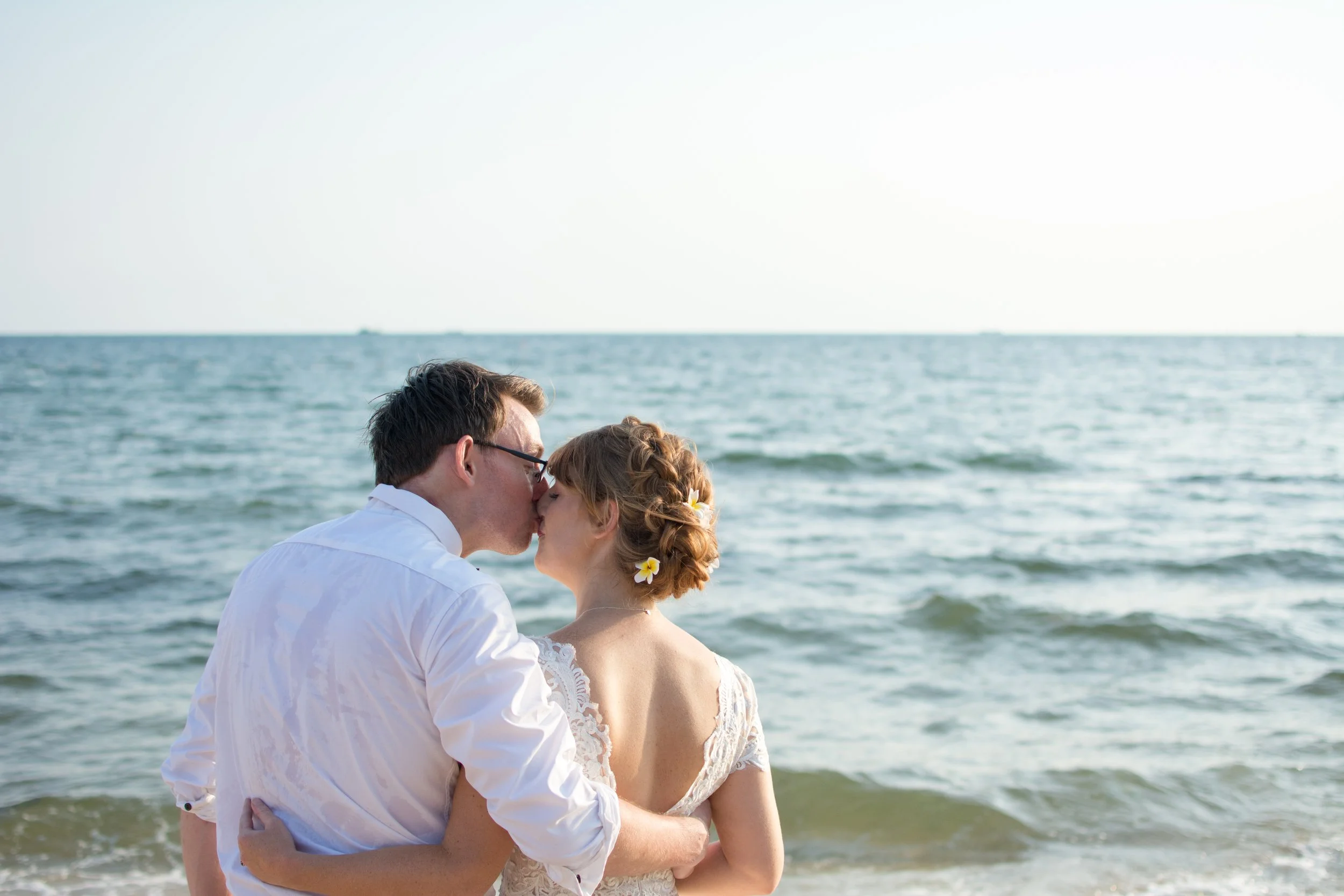 Beach Elopement Wedding on an Island in Vietnam