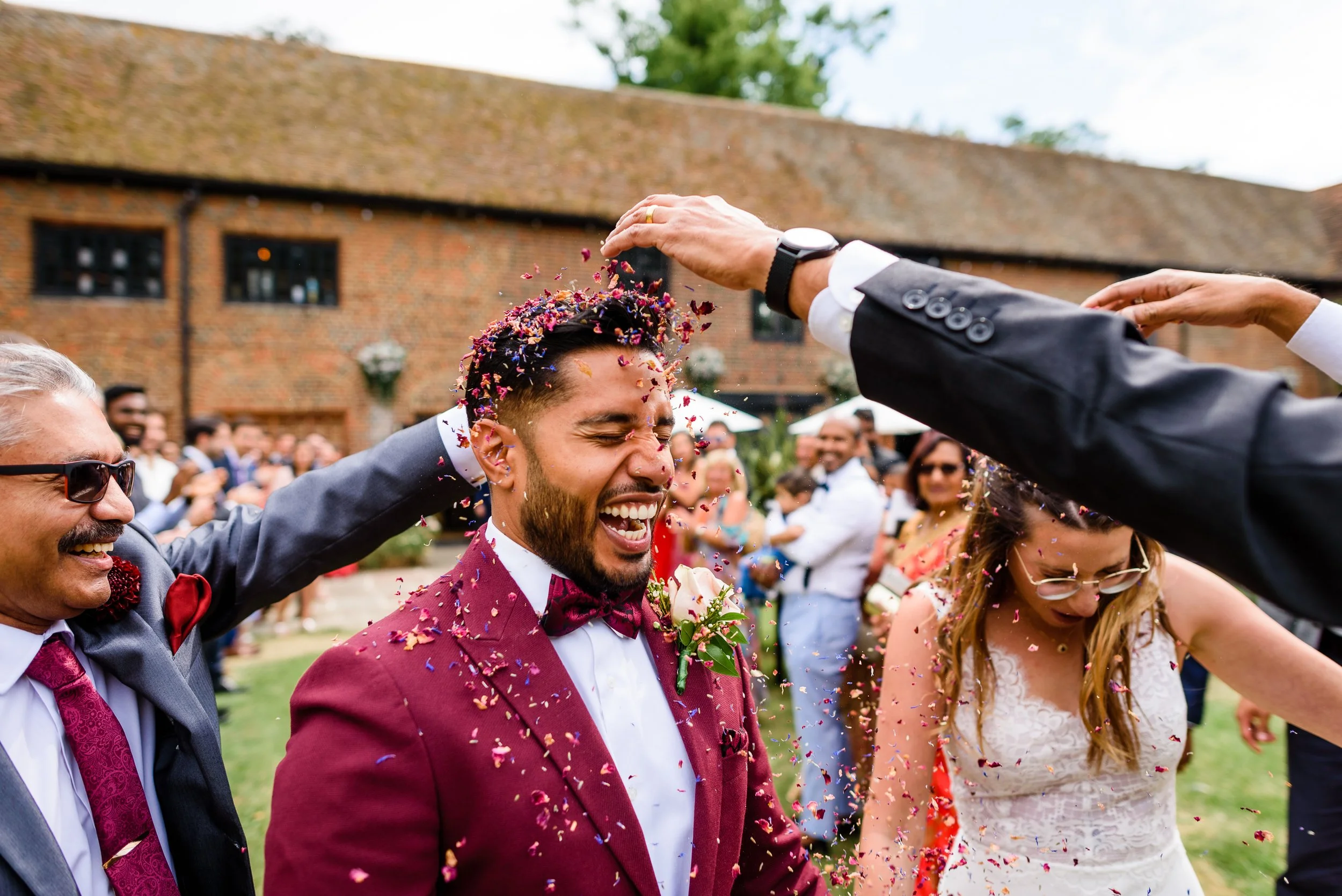 Tudor Barn Confetti walk
