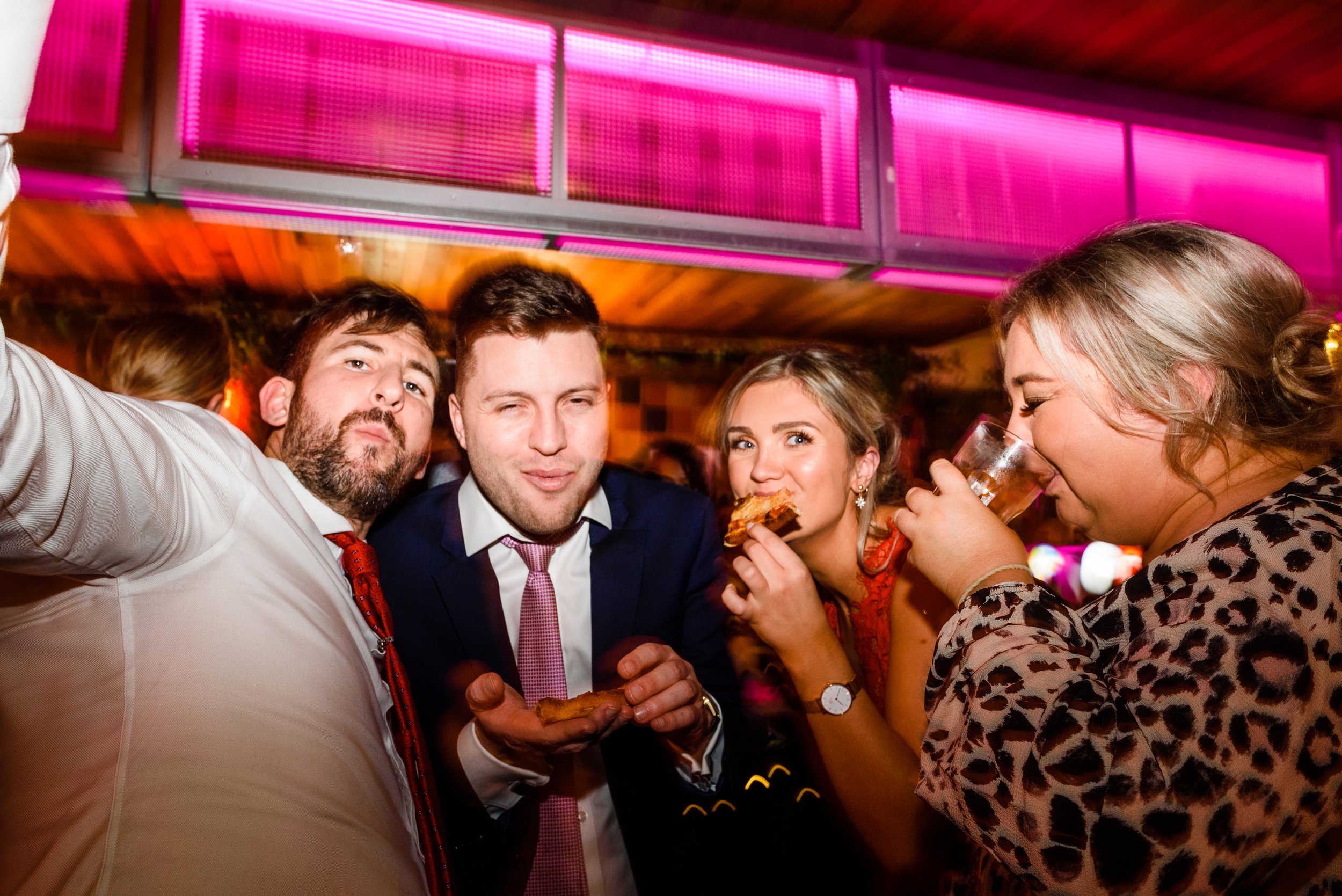 Patterns Brighton wedding pizza