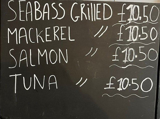 Hackney Central Takeaway Menu — Sutton & Sons
