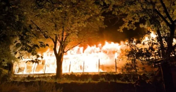Tassajara Zendo Fire