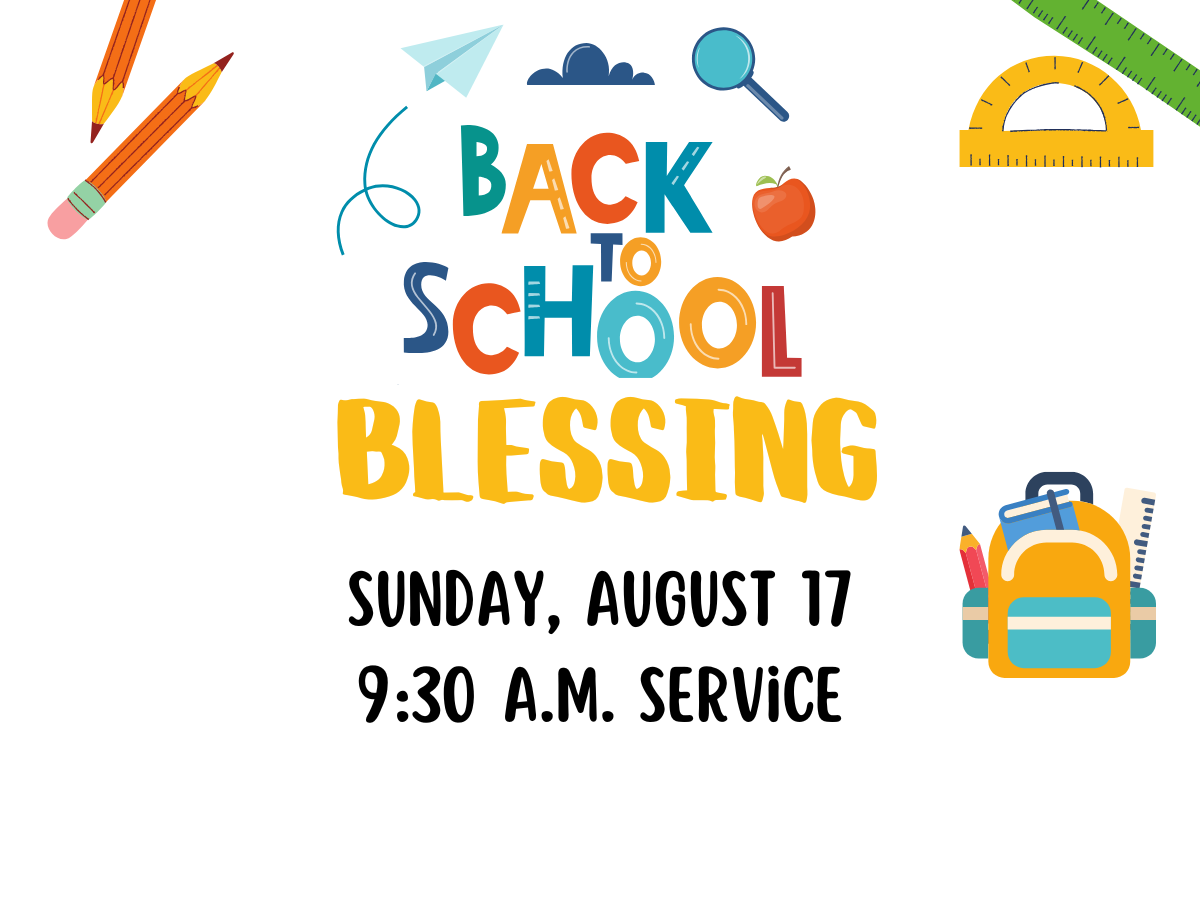Back to School Blessing