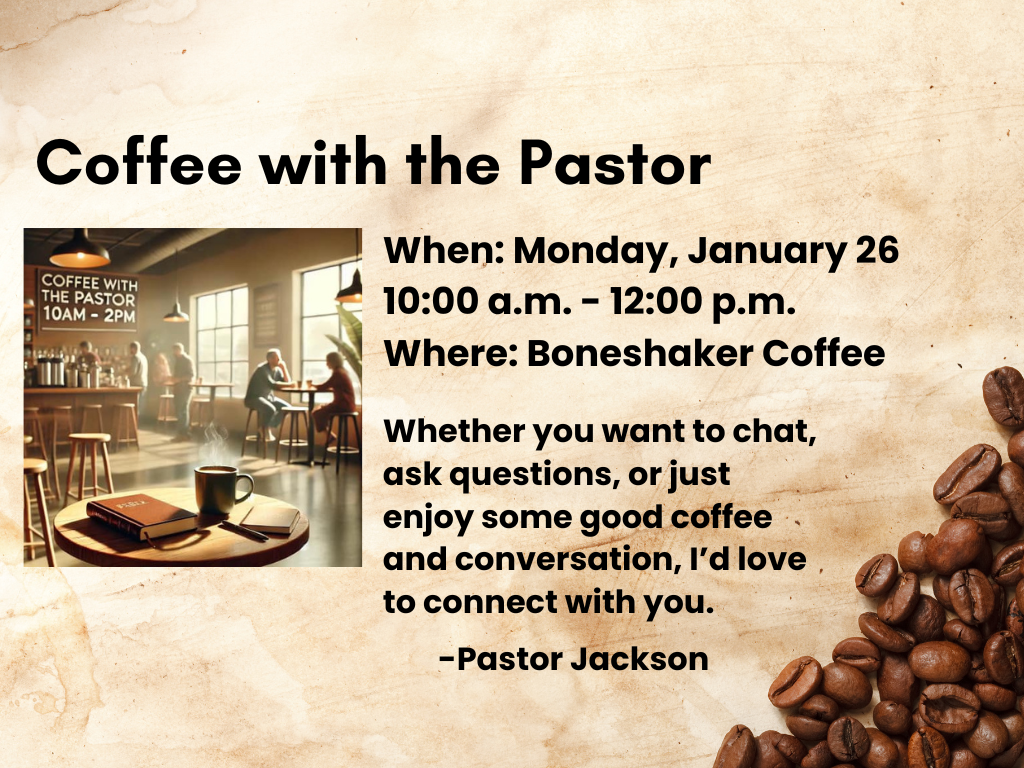 Coffee with the Pastor 