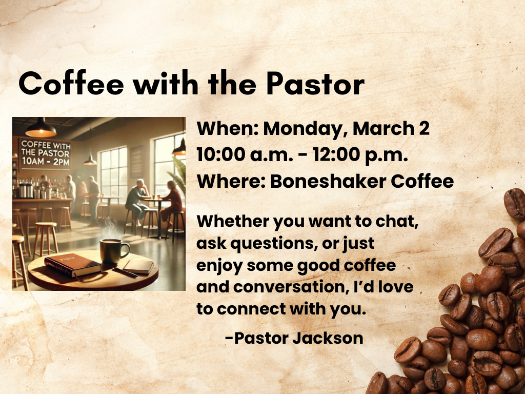 Coffee with the Pastor